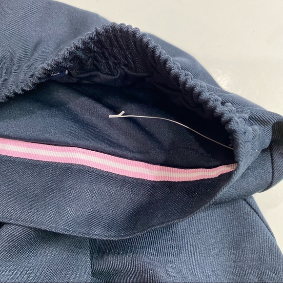 IZOD Girls Sz 16 Navy Blue pleated uniform skirt with shorts under New - Picture 5 of 8